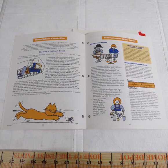 Measuring Up BIG BOOK (almost 2 feet tall) with teacher pages CLASSROOM SIZE - Picture 13 of 16